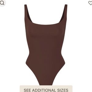Never worn Skims cocoa bodysuit never worn size XS